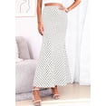 thumbnail image 3 of PRETTYGARDEN Maxi Skirts for Women Summer Flowy High Waisted Polka Dot Mermaid Office Work Spring Fashion Long Skirt, 3 of 8