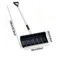 thumbnail image 3 of Heavy-Duty Outdoor Snow Shovel for Driveway and Ice Removal, Durable Plastic Construction Size 53.5 in, 3 of 9