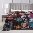 thumbnail image 5 of Blanket Colby Musics Brock Throw Flannel Blankets Warm Soft Cozy Fuzzy Air Conditioning Blanket for Living Room Sofa Bed Gift Blankets for All Seasons 30"x40", 5 of 6