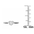 thumbnail image 5 of 1/25 Carat Natural Diamond Heart and Cross Love Waits Purity Ring for Women in 925 Sterling Silver (H-I, I2-I3, 0.04 cttw) Engagement Wedding Promise Band Ring Size 8 by Lavari Jewelers, 5 of 5