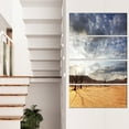 thumbnail image 1 of Namib Desert under Cloudy Sky - Oversized Landscape Canvas Art, 1 of 3