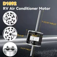 thumbnail image 6 of Aniceparthy 14683069 RV Air Conditioner Motor W/Capacitor fit Coleman Mach AC Fan Motor 6/8000 series, 6 of 6