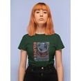 thumbnail image 2 of Eclipse Planet Techno Style T-Shirt Women -Image by Shutterstock, Female 4X-Large, 2 of 4