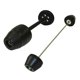 thumbnail image 1 of deslizante de horquilla de rueda delantera trasera, accesorios de motocicleta, de choque de eje de horquilla, soporte deslizante Negro, 1 of 4