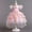 Pink, variant on NAISIBABY Girls Princess Dress, Formal Pageant Dress Elegant Maxi Dress Bubble Sleeve Wedding Birthday Dress Purple 130
