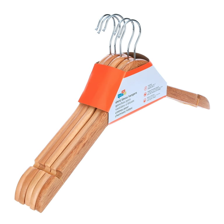 20-Pack Maple Wood Shirt Hangers | Honey-Can-Do