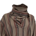 thumbnail image 2 of Pre-Owned Acne Studios Belted Striped Midi Shirt Dress in Multicolor Wool, 2 of 2