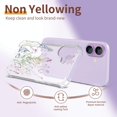 thumbnail image 5 of for iPhone 17 Case,[3 in 1] with Screen Protector & Camera Lens Protector, Flower Pattern Design,Clear Soft Shockproof Slim Floral Phone Cover for Women Girls 2025 6.3" (Foxtail Grass), 5 of 13