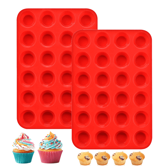 Silicone Mini Muffin Tray Cups Mini Muffin Tin Pan Silicone Molds