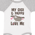 thumbnail image 4 of Inktastic My Gigi and Pappy Love Me Girls Baby Bodysuit, 4 of 5