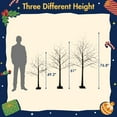 thumbnail image 3 of Segmart 3 Packs White Lighted Birch Trees for Easter Decor, 4FT+5FT+6FT Prelit Artificial Tree with Warm LED Lighted, Indoor and Outdoor Light Up Home Easter Decorations with Timer, 3 of 8
