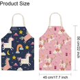 thumbnail image 2 of Delantal para niños de 2 piezas, estilo de dibujos animados para niños y niñas, delantales para cocina, pintura, ropa de jardinería, 2 of 5