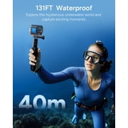SJCAM SJ11 4K Action Camera with OIS+EIS Stabilization - 98FT Waterproof Underwater Camera for Motorcycle, Helmet, Sports - 5G WiFi, Remote Control, Ultra Wide Angle, Active HDR