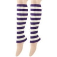 thumbnail image 2 of Jambières Tricotées Chaudes Hiver Automne Chaussettes Rétro à la Mode pour Femmes Filles Bas Confortables et Douillets, 2 of 3