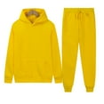 thumbnail image 3 of Men's Winter Sport Wear Tracksuit Clothes Outfits Set Long Sleeve Running Jogging Athletic Sports Set, 3 of 5