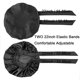 thumbnail image 5 of Capó de seda para el pelo, tamaño gigante para dormir, capó de satén, banda elástica para mujer, pelo largo y rizado trenzado (negro), 5 of 5