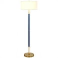 thumbnail image 2 of Hudson & Canal FL0530 Simone Blue & Brass 2-Bulb Floor Lamp, 2 of 9
