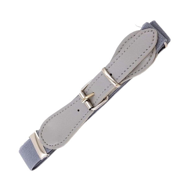 Cinturón elástico ajustable para niños, cinturón elástico informal, accesorios para pantalones Gris