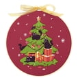 thumbnail image 4 of veasfak Christmas Embroidery Kit Handmade Sewing Craft Set for Adults Christmas Gift Black Cat, 4 of 9