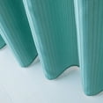 thumbnail image 4 of DAINTY HOME COMPLETE 2 IN 1 WAFFLE WEAVE HOTEL Spa Style Fabric Shower Curtain Snap On/Off Waterproof Detachable Liner Set, 72 inch wide x 72 inch long in Aqua, 4 of 9
