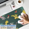thumbnail image 4 of Long Mouse Pads for Desk,Green Dinosaurs ChristmasTrees Socks Desk Mats on Top Of Desks, Desk Mouse Pad Extra Large with 3mm Non-Slip Base and Stitched Edge for Gaming,Work,Home 31.5"x11.8", 4 of 5