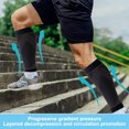 thumbnail image 4 of Conjuntos de compresión de pantorrilla Dinheiro para hombres y mujeres - Conjuntos de compresión de piernas - Correr, andar en bicicleta, viajar, 4 of 7