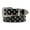 Black crocodile, variant on Previn Women's Rhinestone Faux Leather Belt Bling Mardi Gras Disco Metal Buckle Basic Buckle Metal Medium Yellow 26.5inches-31.5inches