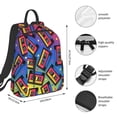 thumbnail image 2 of Honeii Vintage Audio Cassettes Print Lightweight Backpacks,Carry on Backpack,Durable Backpack for School, Work & Travel, 2 of 7