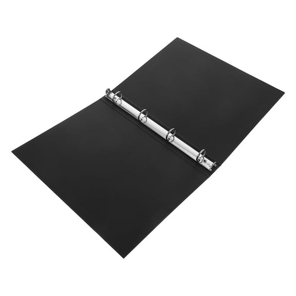 LABSERRON A4 Hardcover Binder Protector Notebook Cover Black Kraft Paper for Formal Occasions 1Set