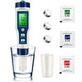 thumbnail image 1 of MesaSe Water Tester Water Quality Tester Digital pH Meter PH EC TDS Salinity Temp 5 in 1 Pen Meter Precise LCD Digital Multifunctional Water Quality Monitor Test for Aquarium Hydroponics, 1 of 11