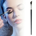thumbnail image 3 of Juego de brochas de maquillaje para cejas y sombras de ojos, brocha angular precisa, herramienta cosmética para el rostro, 16,2 cm, 3 of 7