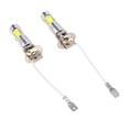 thumbnail image 2 of 2x H3 Super Bright COB LED White Day Fog Tail Turn DRL Head Car Light Lamp Bulb, 2 of 11