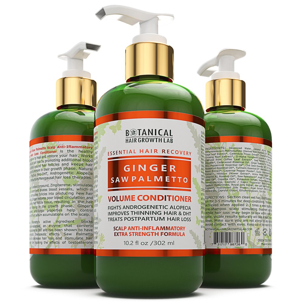 Botanical Hair Growth Lab Ginger Saw Palmetto Hair Loss Conditioner 10.