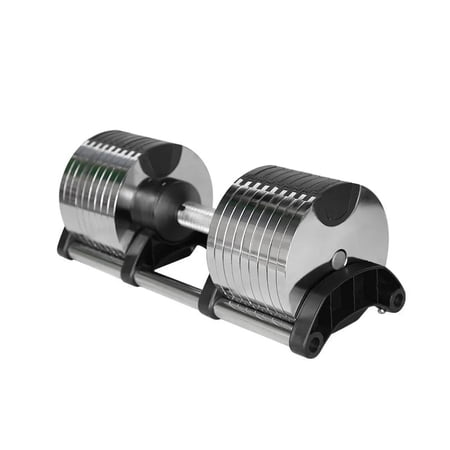 Chrome Adjustable Dumbbell Pair