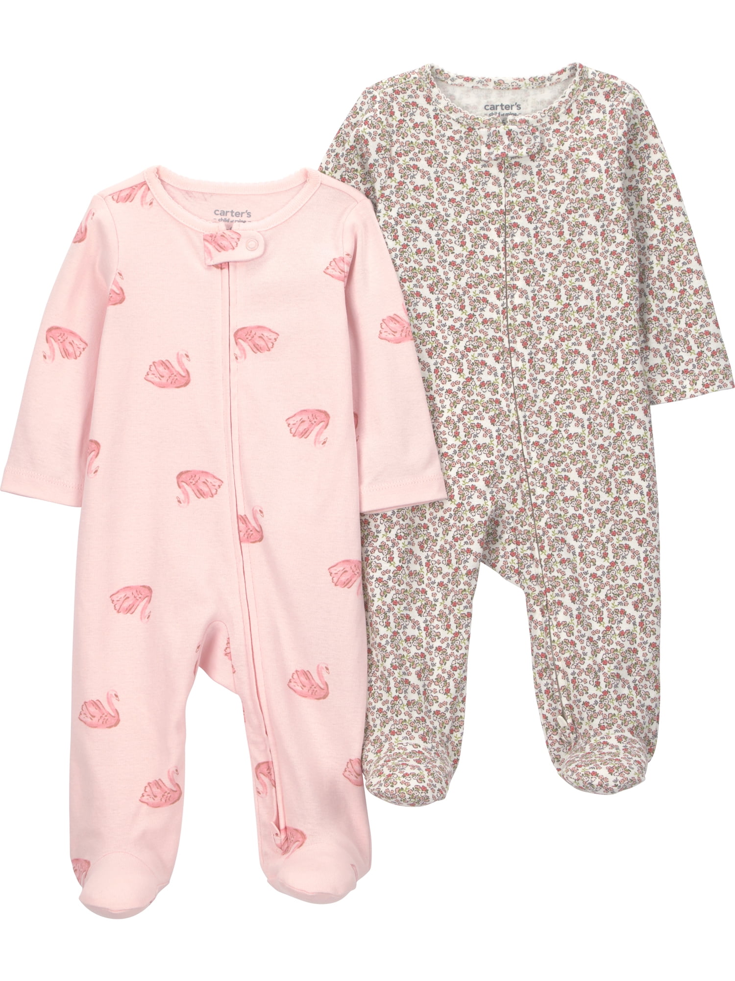 Carter's Child of Mine Baby Sleep 'N Play, 4-Pack, Sizes Preemie-6/9 Months