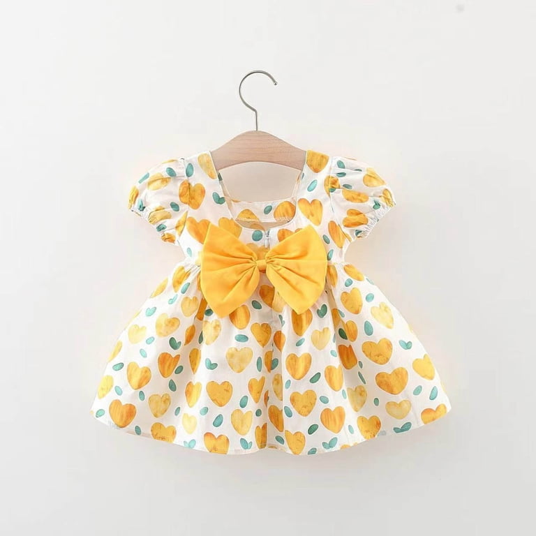 newborn yellow dress Baby Girl Dresses 3 Months 3 Crochet Yellow New Born Baby