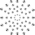 thumbnail image 2 of 1box 304 Stainless Steel Spacer Beads Rondelle Stainless Steel color 120pcs/box, 2 of 7