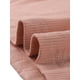 thumbnail image 5 of INSPIRAR CHIC Ropa de dormir para mujeres, camiseta de lounge de cuello en V, de canalé, de manga larga, color rosa, 5 of 6