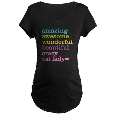 

CafePress - Crazy Cat Lady Maternity Dark T Shirt - Maternity Dark T-Shirt
