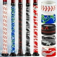 thumbnail image 6 of Bat Grip Tape for Baseball & Softball – Non-Slip and Stylish Baseball Bat Grip for Pro-Level Performance – 1.1mm (BLK Flash), 6 of 6