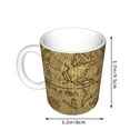 thumbnail image 2 of Yiaed World Map1 Print Ceramics Coffee,Large Handle Design,Extra Large Tea and Coffee Cup for Office and Home Mugs, 2 of 6