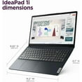 thumbnail image 4 of Lenovo IdeaPad 1i 15.6" FHD Touch Laptop, Intel Core i5-1335U Processor, 8GB DDR4 RAM, 256GB SSD, Windows 11 Pro, Copilot AI, WiFi, Abyss Blue with Mazepoly Accessories, 4 of 7