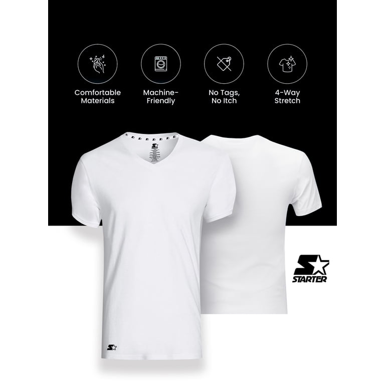 Starter Men's V-Neck Short Sleeve Tee 6-Pack photo 6