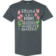 thumbnail image 3 of Inktastic Blessed to Be a Mom, Grandma, and Great Grandma Pink Flowers T-Shirt, 3 of 5