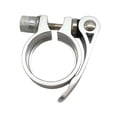 thumbnail image 1 of koolsoo Bike Seat Post Clamp Accessory Inner Diameter 38mm for Cycling Folding Bikes Silver, 1 of 9