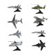 thumbnail image 5 of 8pcs Modelo de aviones de aviones de bricolaje Modelo de ensamblaje de juguete para niños Collection de avión de alto simulación de alto peso múltiple Estilo a, 5 of 8