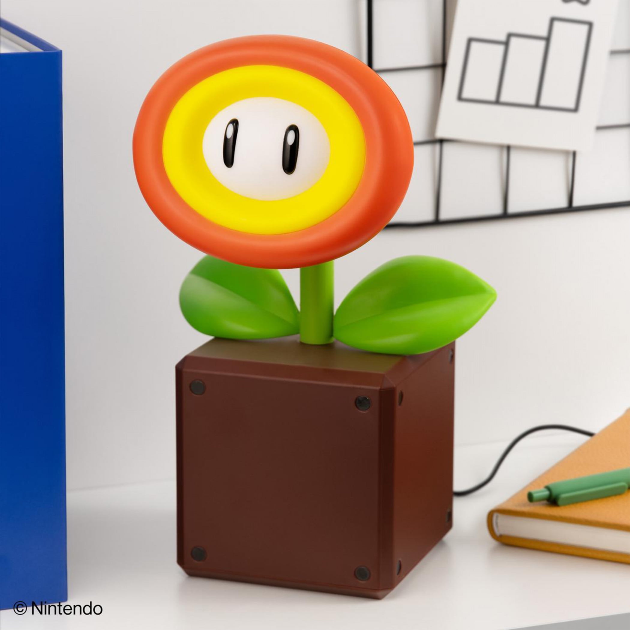 Super Mario Bros. Fire Flower Desk Lamp
