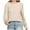 Beige, variant on Plebaso Womens Knitted Sweater Fall Winter Long Sleeve Warm Pullover Sweater Tops for Women