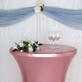 thumbnail image 2 of Efavormart 32" - Dia Rose Gold Premium Metallic Spandex Highboy Cocktail Table Cover - Perfect for Wedding Ceremonies, Hotels, Coffee House, Indoor and Outdoor Events, Holiday Parties, 2 of 11