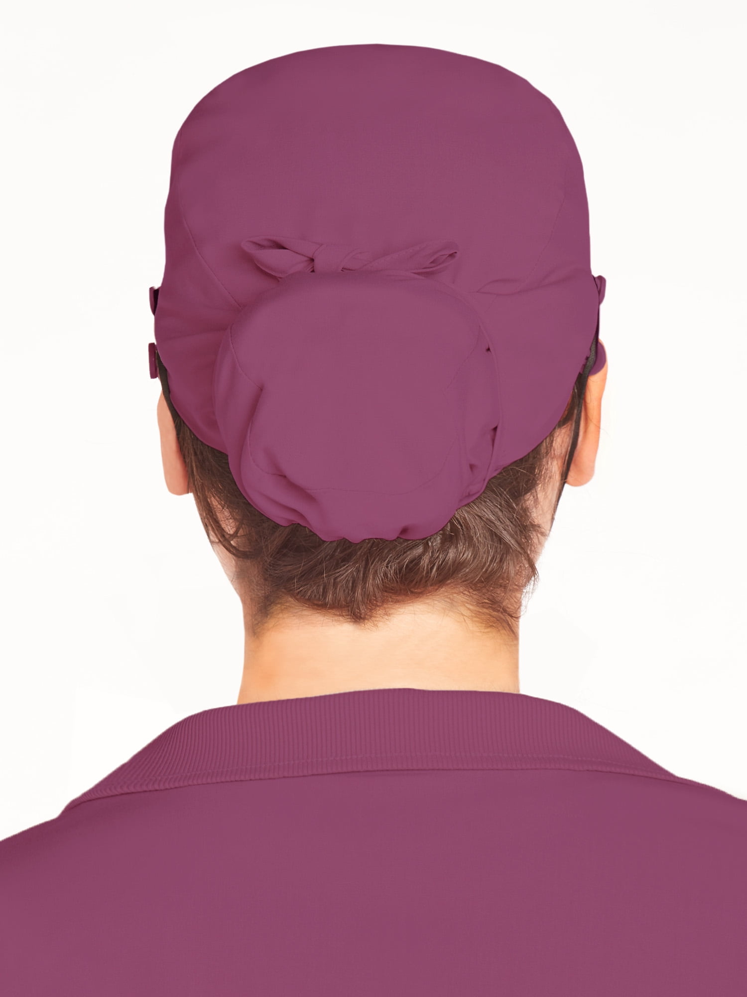 Reebok Women's Scrub Cap Surgery Cap with Hair Pouch and Drawstring, 1 Pack, One Size